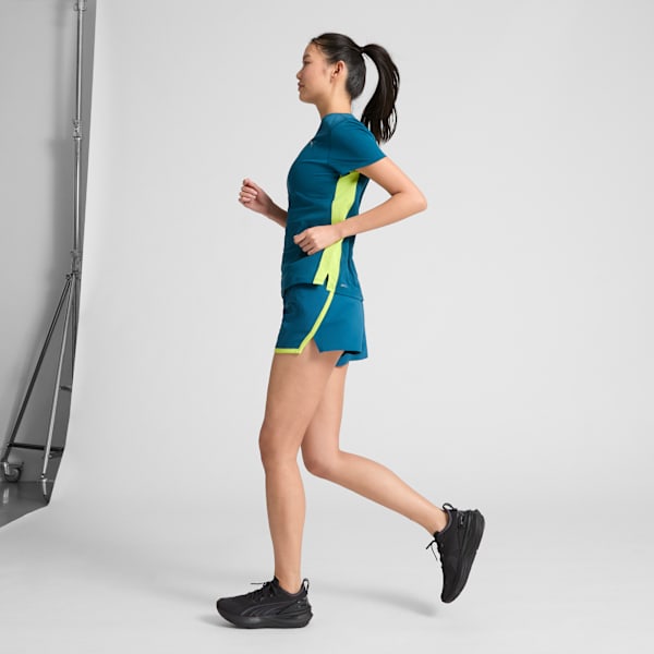Женские кроссовки для бега по шоссе с широкими ступнями Foreverrun Nitro 2 Puma, черный — фото 3