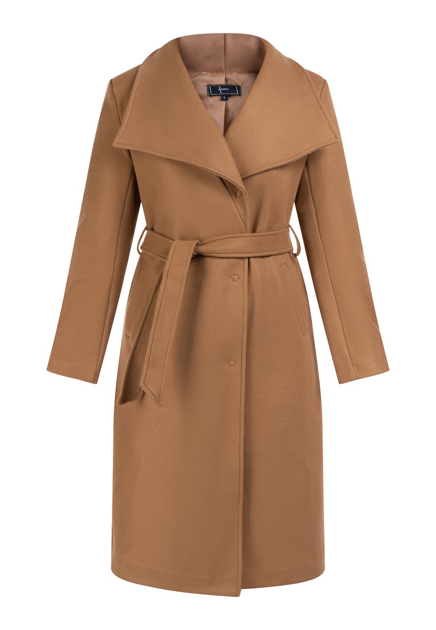 

Пальто межсезонное faina, коричневый