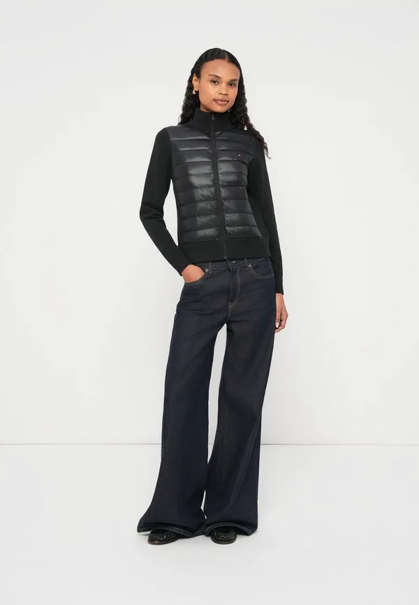 Легкая стеганая куртка из смешанного трикотажа. Tommy Hilfiger, Black — фото 2