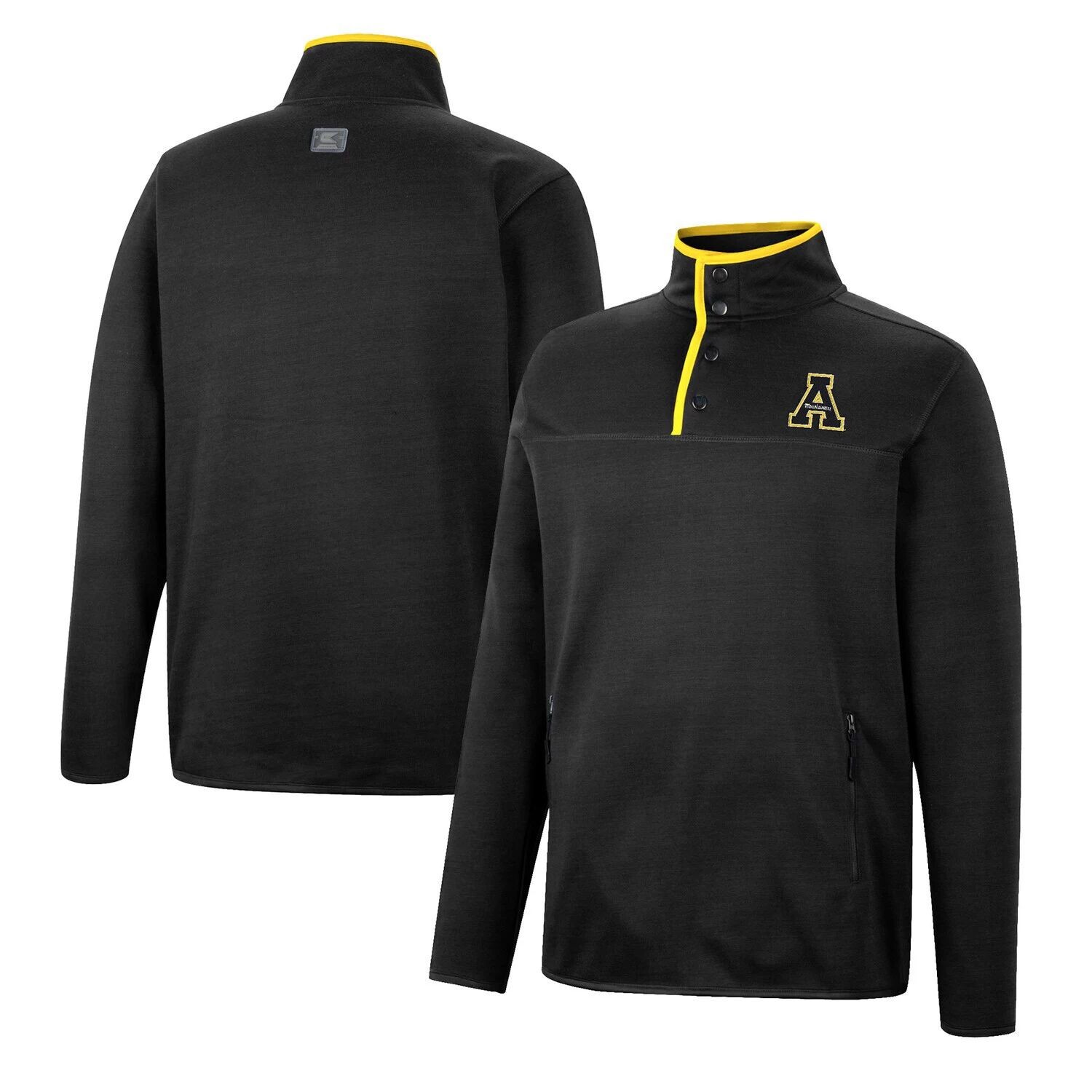 

Мужская черная куртка на четверть кнопки Appalachian State Mountaineers Rebound Colosseum, Черный, Мужская черная куртка на четверть кнопки Appalachian State Mountaineers Rebound Colosseum