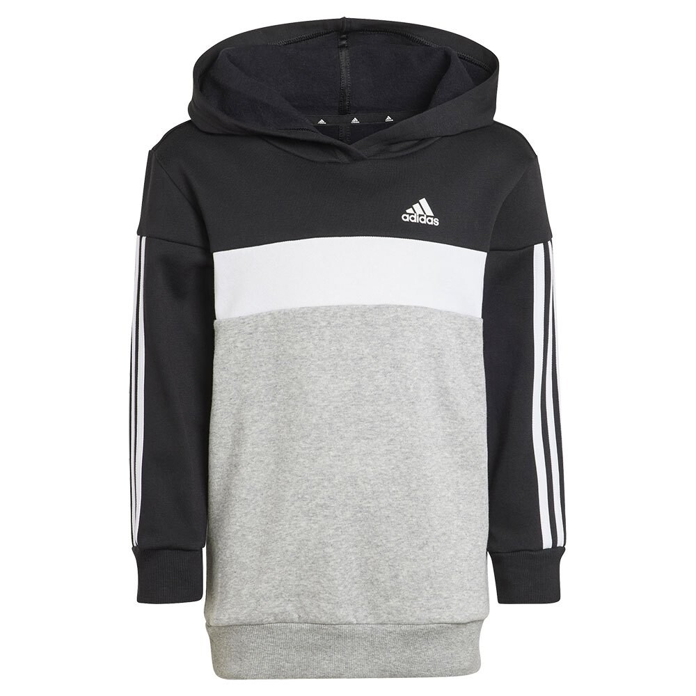 Спортивный костюм adidas Sportswear Tiberio 3 Stripes Colorblock Fleece, серый — фото 2