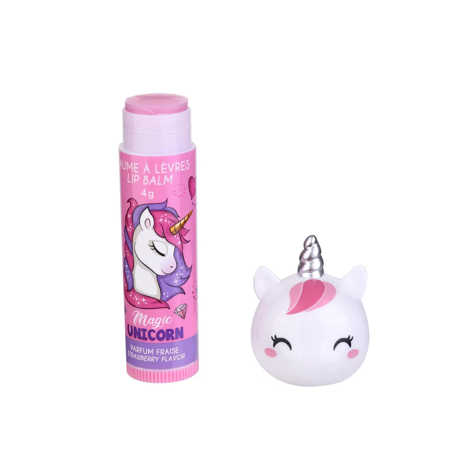 Детский бальзам для губ «Единорог» со вкусом клубники Mevsim Store, Unicorn