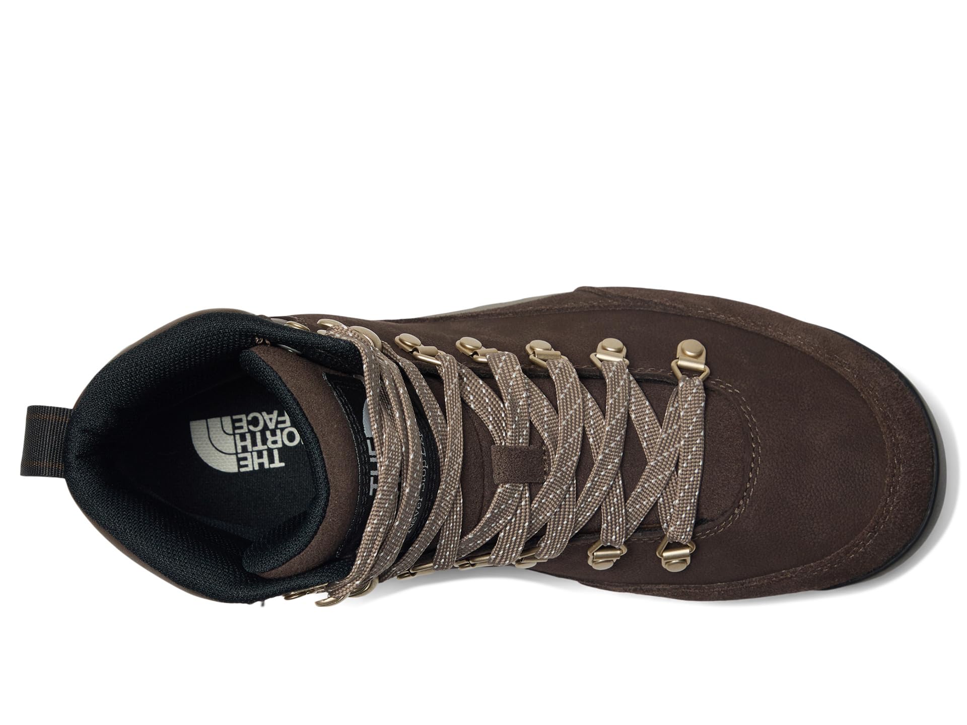 Женские походные ботинки The North Face Back-To-Berkeley IV WP кожаные, темно-коричневый — фото 2