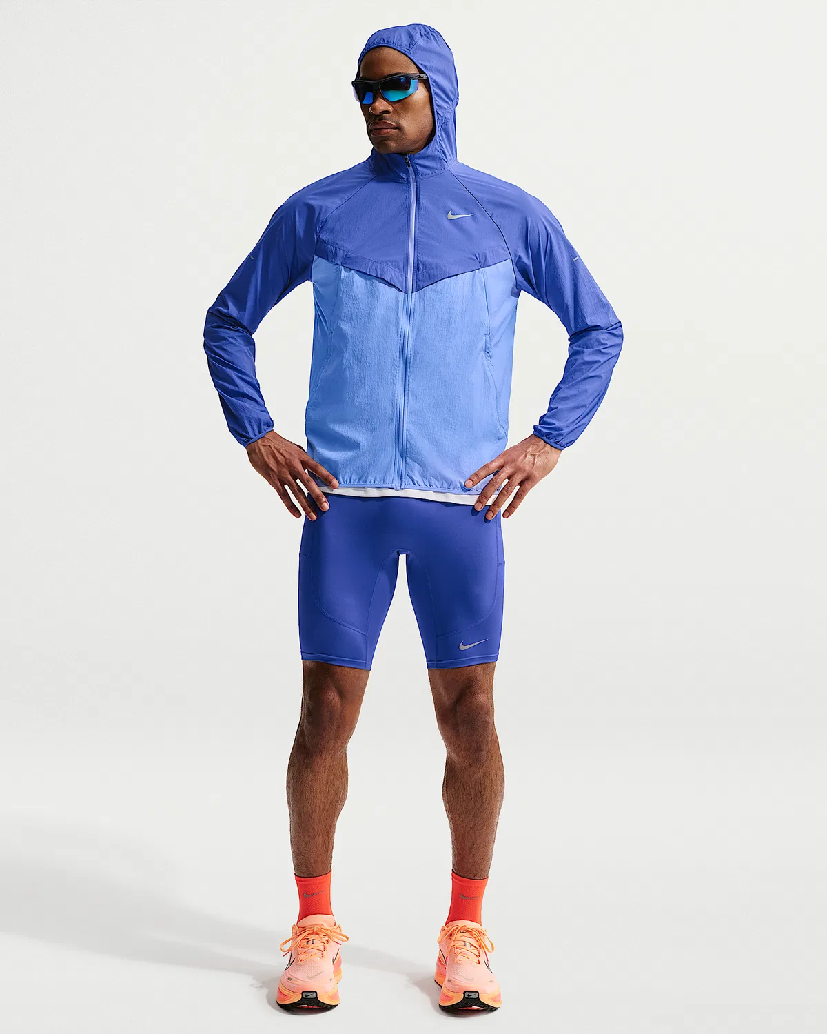 Мужская ветровка Nike Stride Repel UV для бега, Lapis/Royal Pulse — фото 4