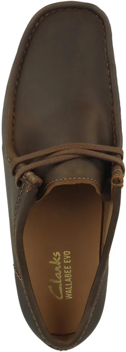 Туфли Clarks Originals Men's Wallabee Evo Suede, Dark Brown — фото 2
