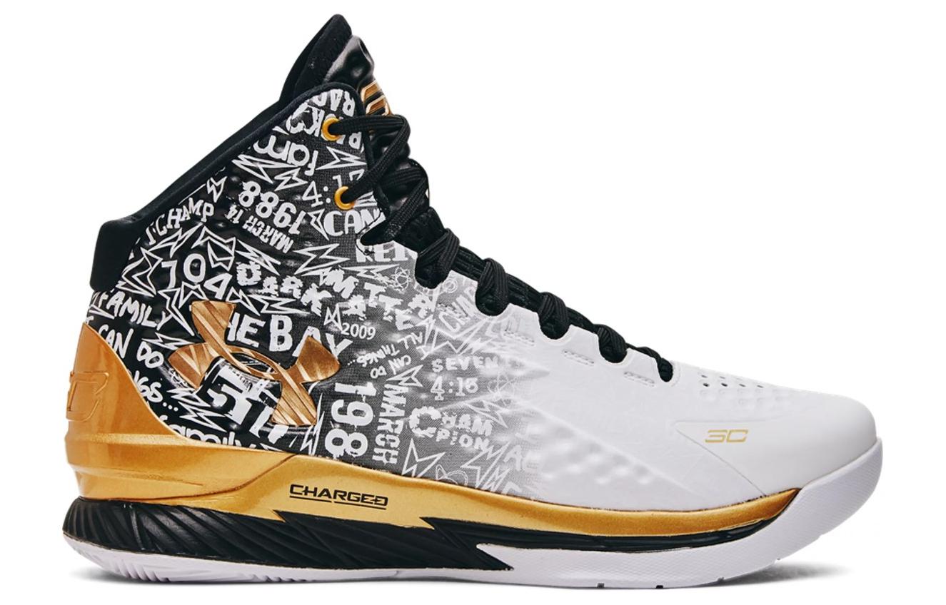 Curry 1 'Unanimous' Under Armour, белый/черный — фото 3
