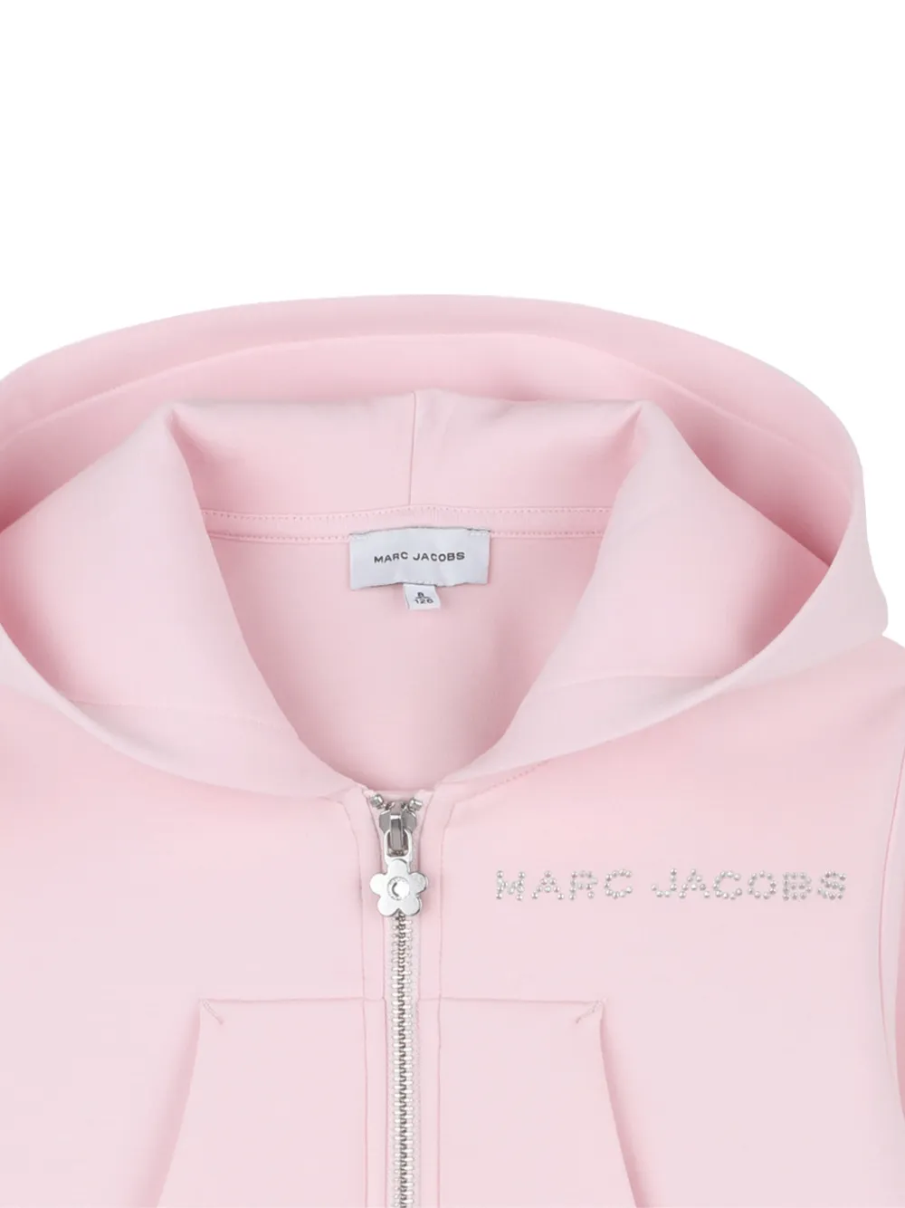Толстовка на молнии Marc Jacobs Kids, розовый — фото 3