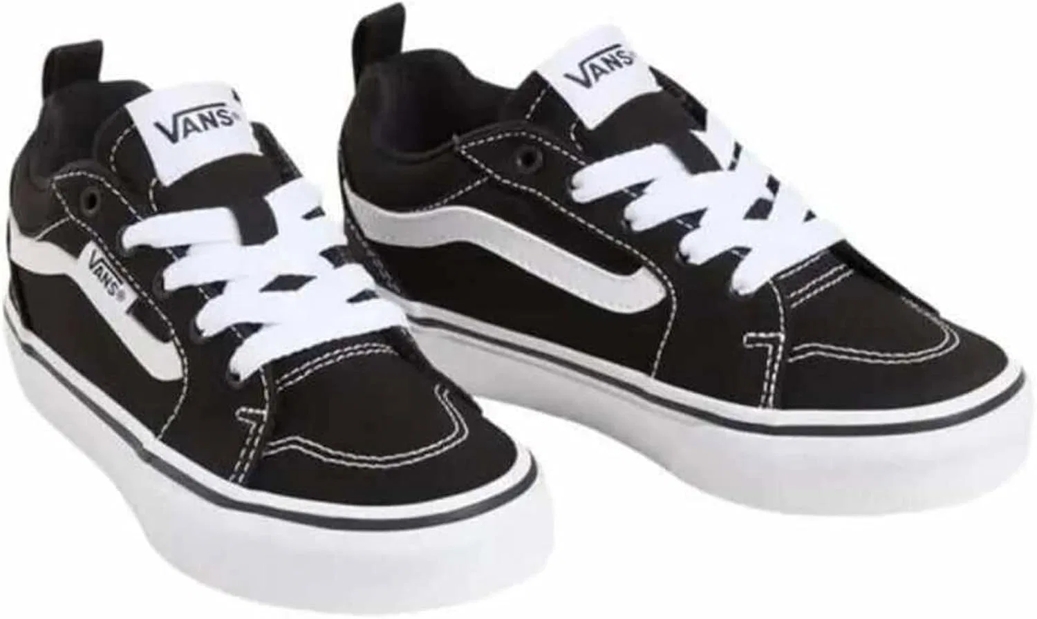 Детские кроссовки Vans Filmore унисекс, Black White — фото 2