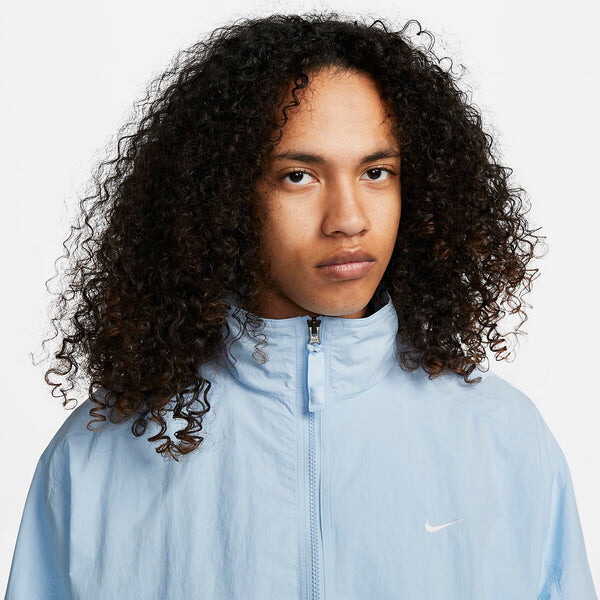 Куртка Nike Sportswear Solo Swoosh Track Jacket 'Celestine Blue', синий — фото 4