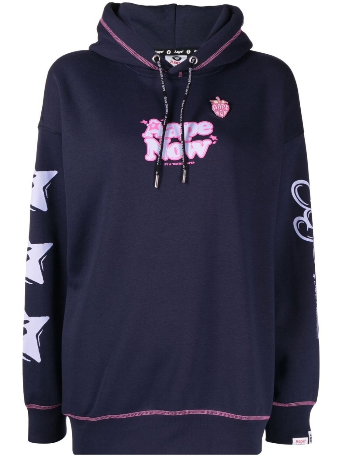 

AAPE BY *A BATHING APE худи с логотипом, синий