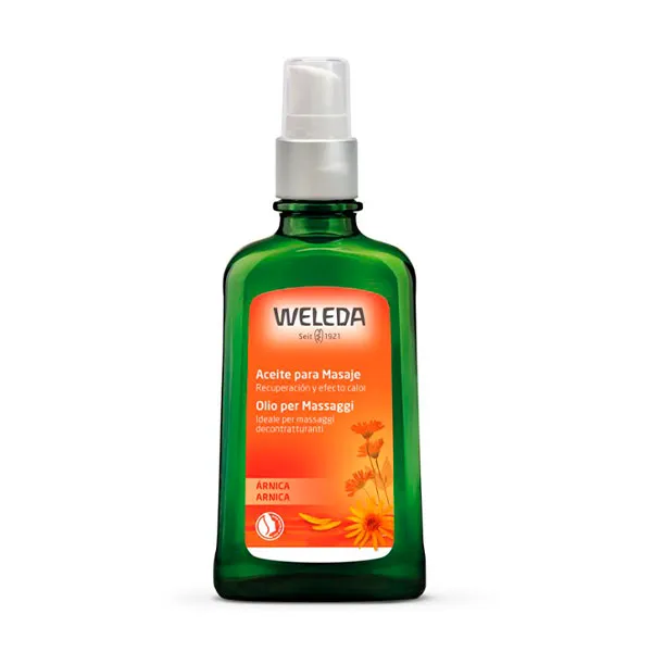 

Массажное масло с арникой для 100% естественного рельефа мышц Arnica Massage Oil Weleda, 100 ml