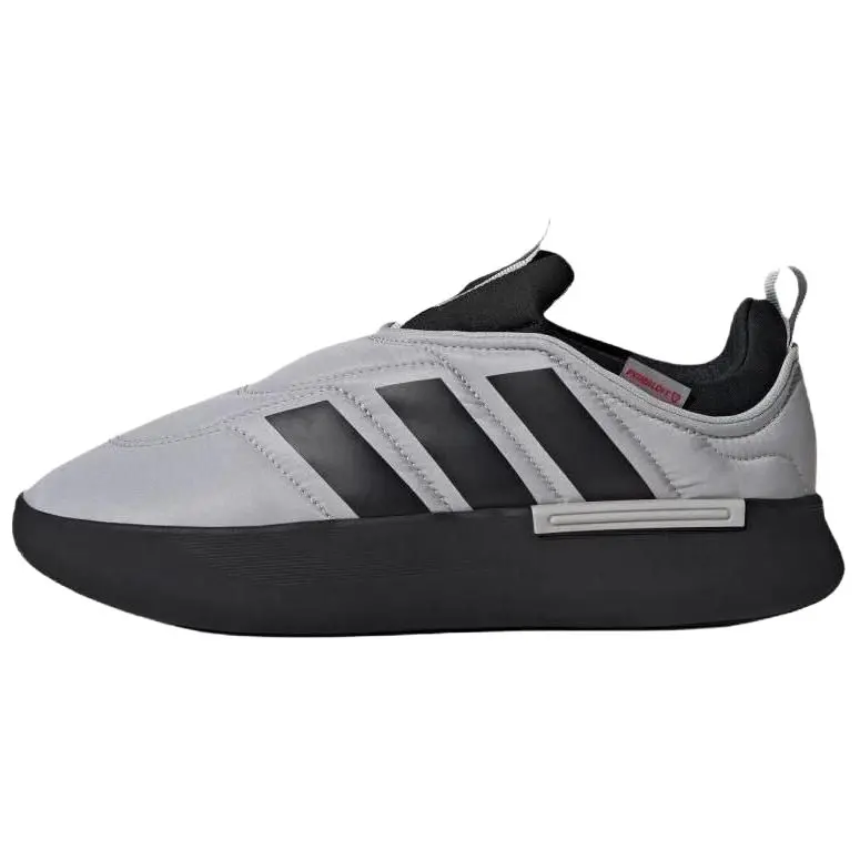 

Adidas Adipuff Slip Resistant Abrasion Resistant Low top Casual Shoes Unisex серый черный