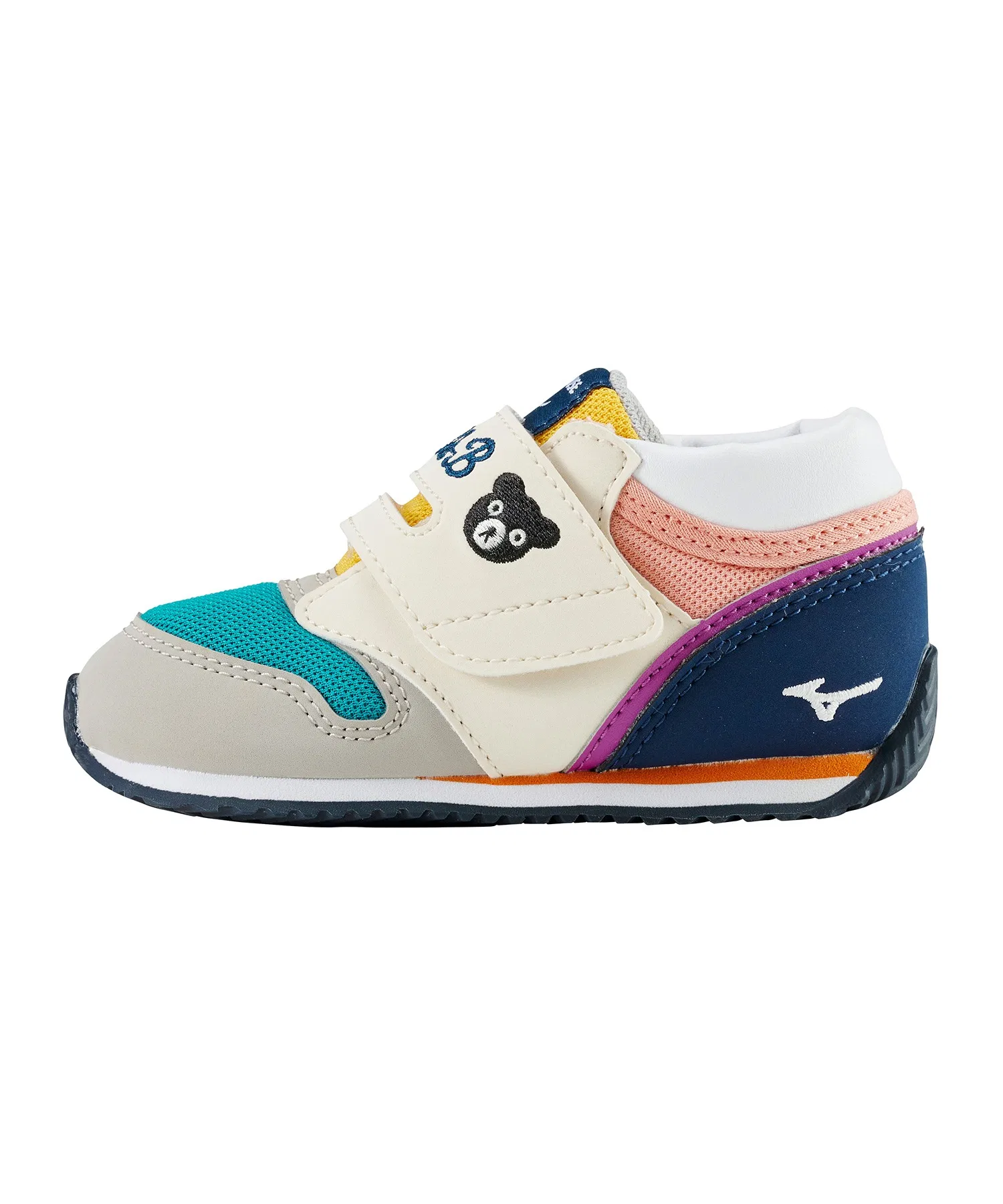 Детские кроссовки DOUBLE_B x Mizuno для малышей тёмно-синие — фото 4