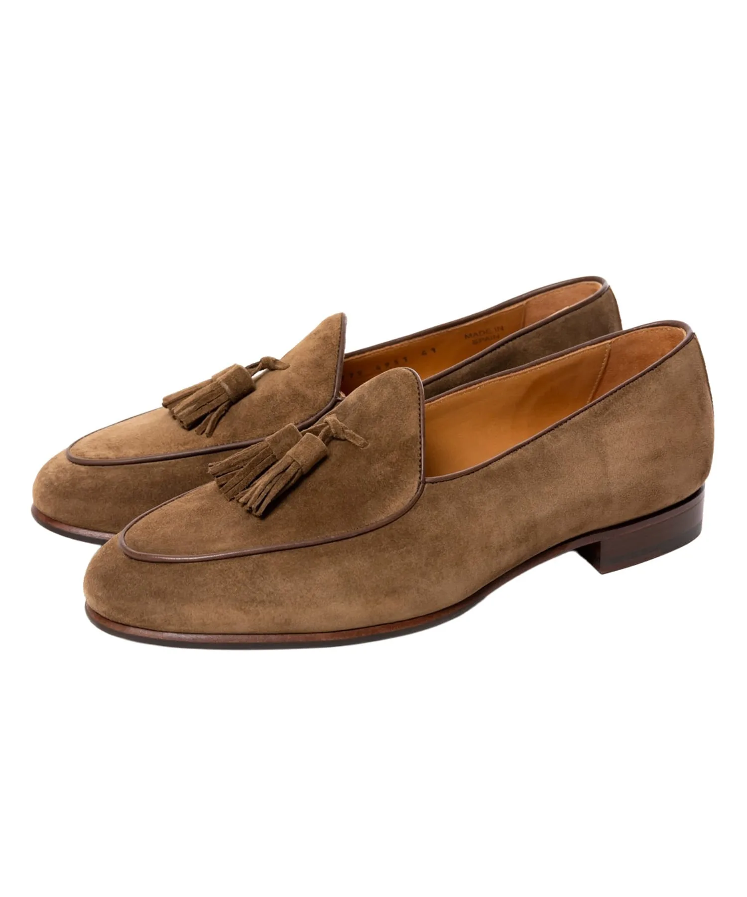 Лоферы с кисточками Berwick1707, Light Brown