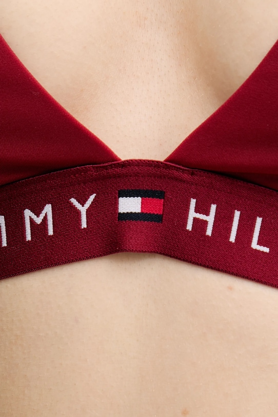 Купальный бюстгальтер Tommy Hilfiger, бордовый — фото 4