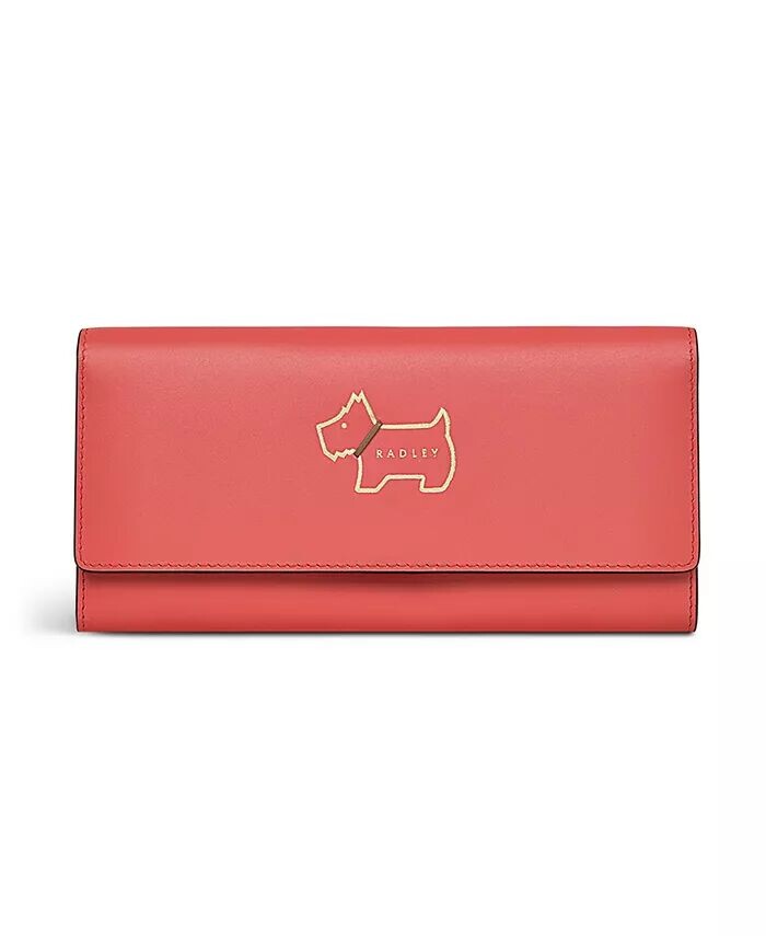 

Heritage Dog Outline — большой кошелек для дневного отдыха с клапаном Radley London, красный