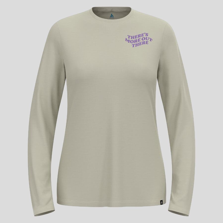 

Рубашка с длинными рукавами Ascent Merino 160 с принтом TMOT ODLO