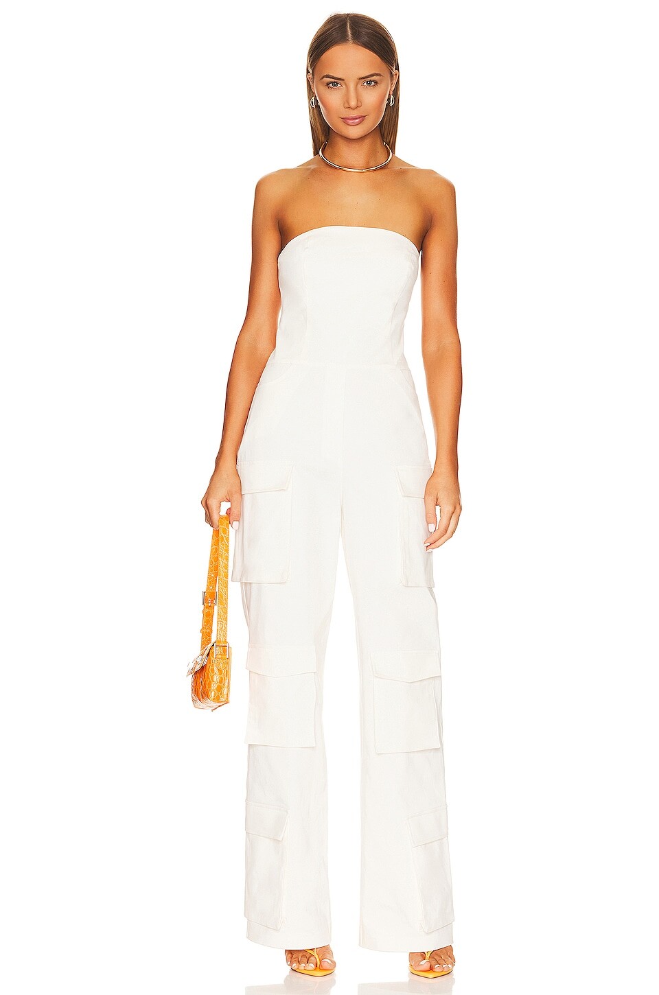 

Комбинезон SELMACILEK Strapless Pocket Detailed Canvas, экрю