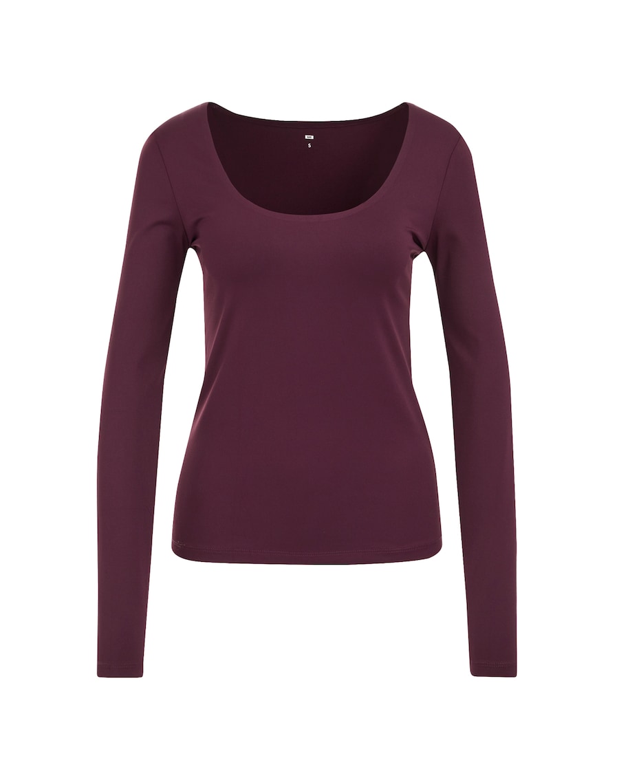 

Рубашка WE Fashion, баклажановый