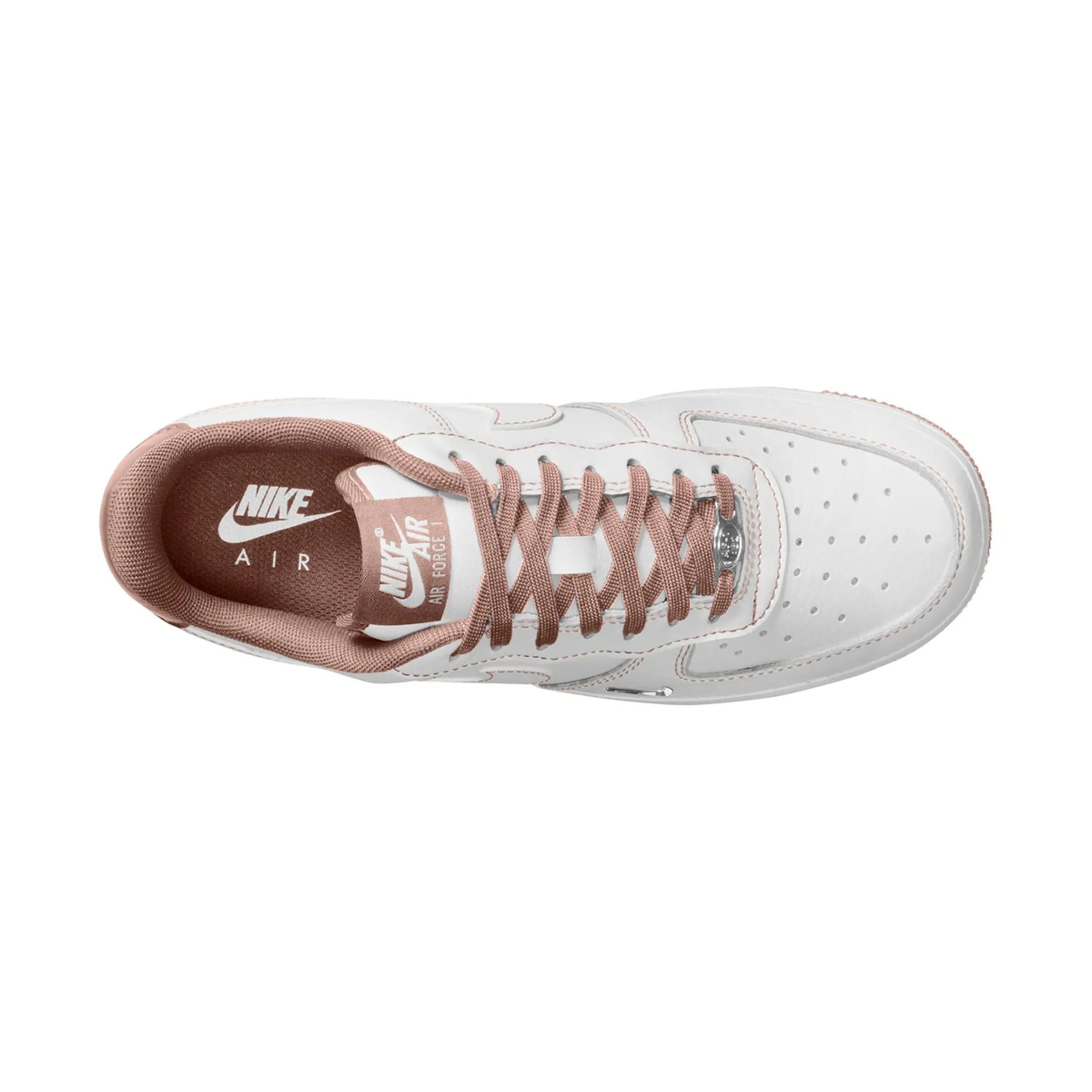 Женские повседневные кроссовки W AIR FORCE 1 '07 MINI JEWEL Nike, белый — фото 2