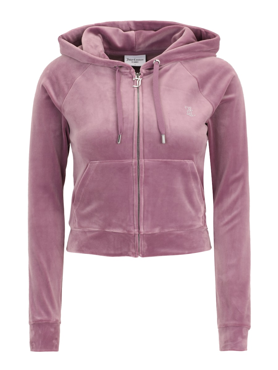 

Толстовка с капюшоном на молнии Juicy Couture Petite MADISON, лиловый