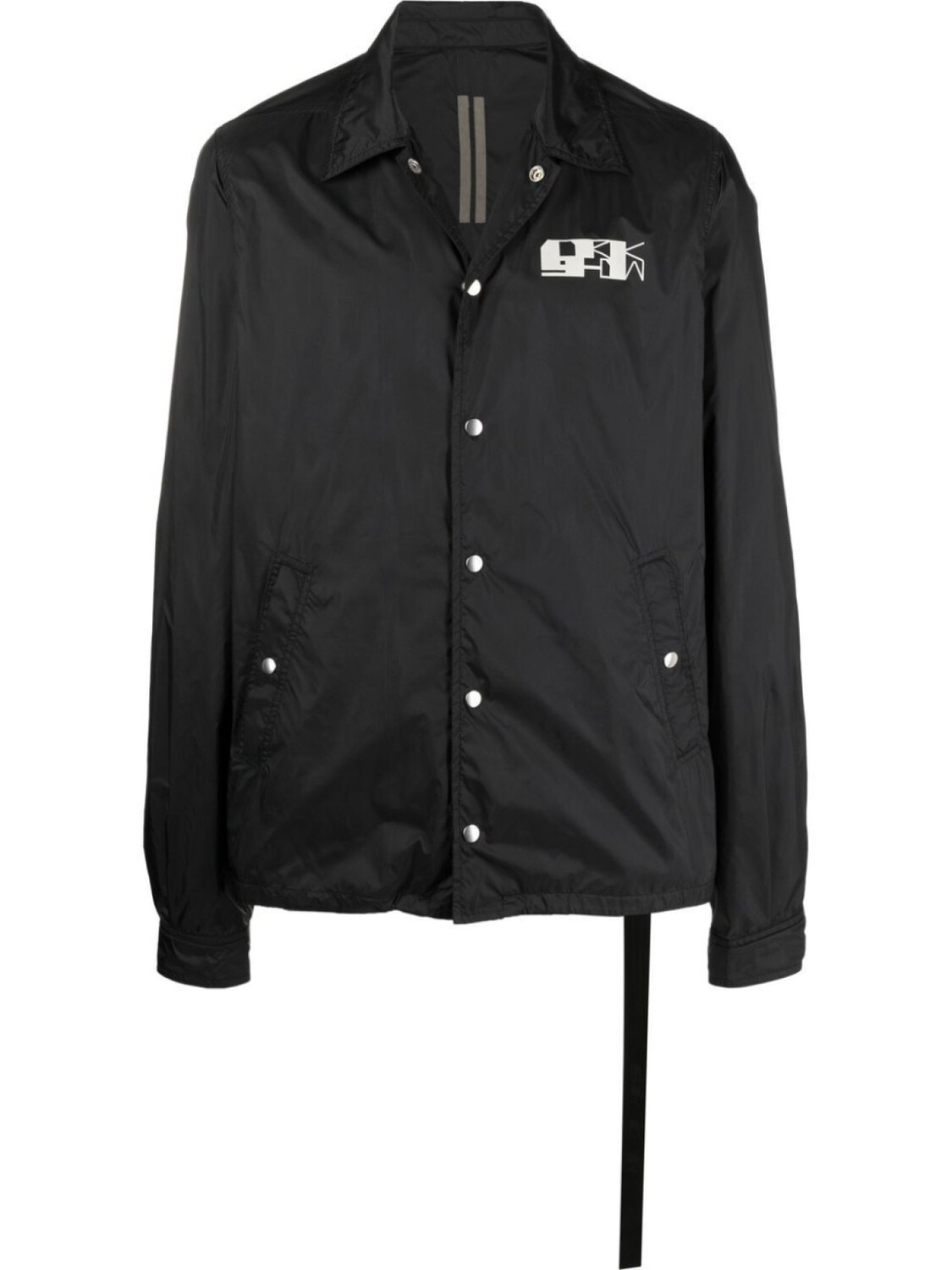 

Rick Owens DRKSHDW куртка на кнопках с логотипом, черный