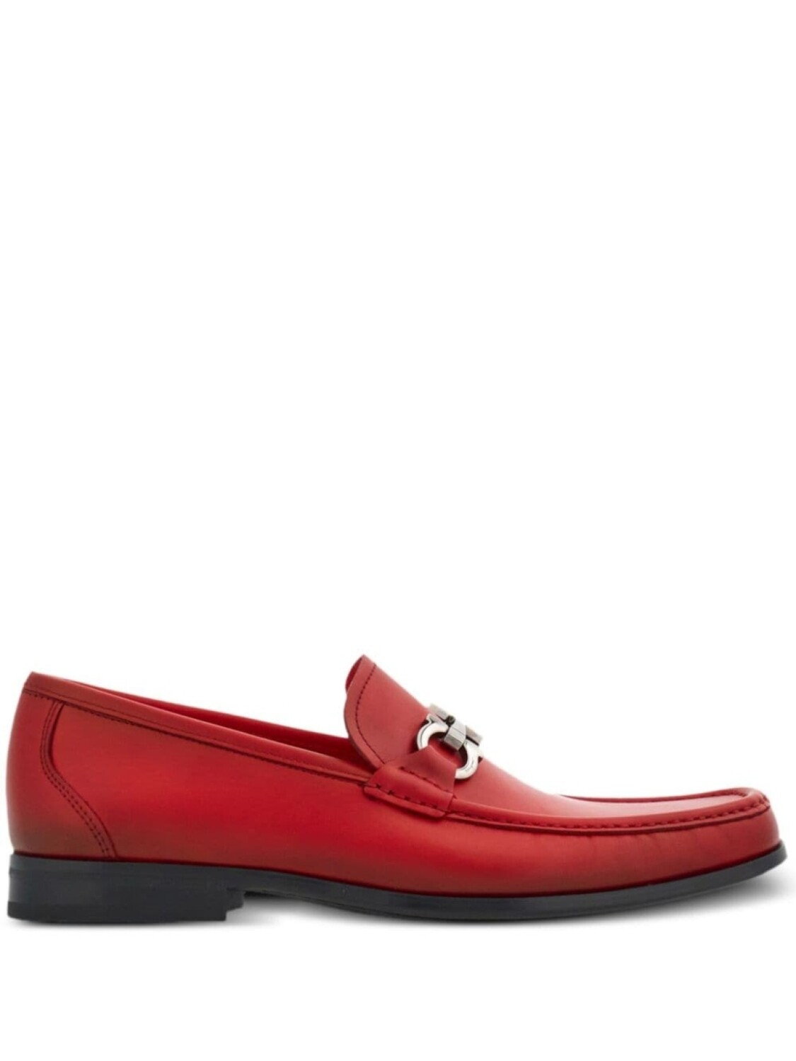 

Ferragamo лоферы с пряжкой Gancini, красный