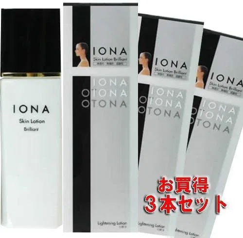 Лосьон для лица осветляющий Iona, 120 мл × 3 шт