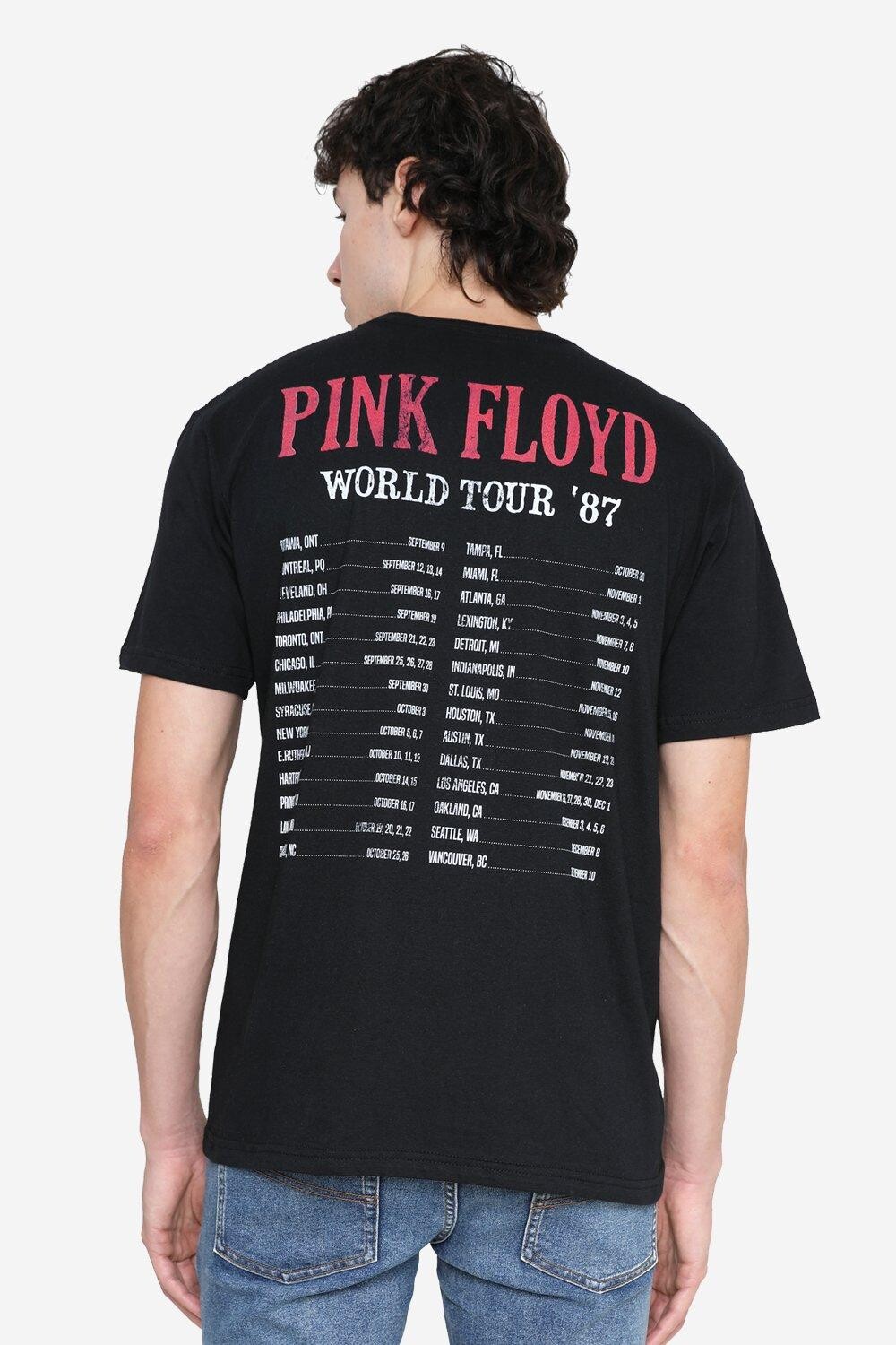 

Мужская футболка World Tour Pink Floyd, черный