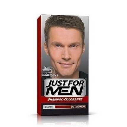 

Шампунь для мужчин среднего коричневого цвета, 30 мл, Just For Men