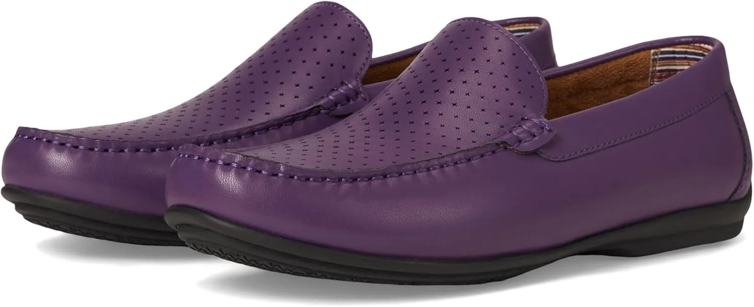 Мужские лоферы Conroy Moc Toe Driver от STACY ADAMS, фиолетовый