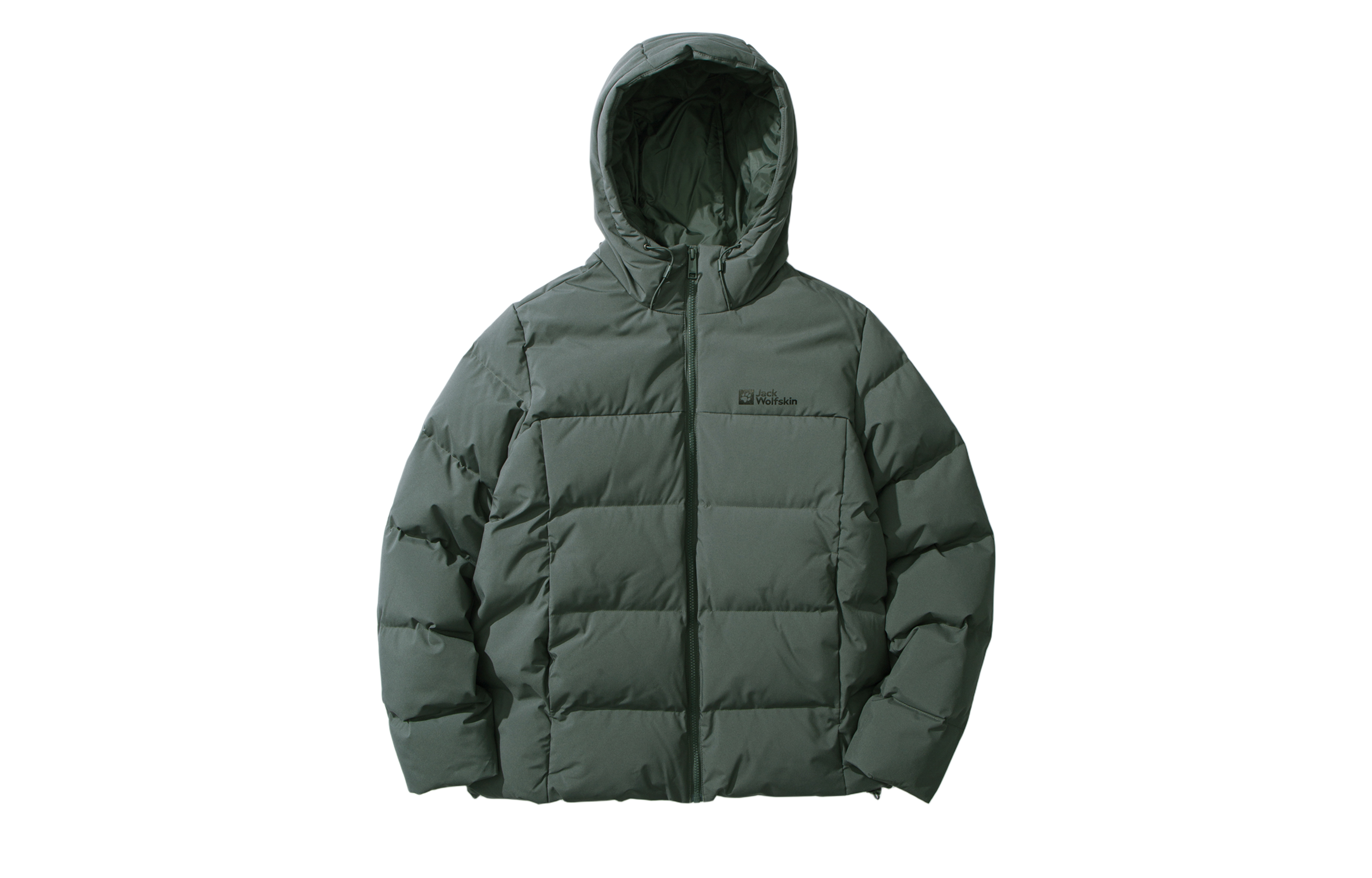 

JACK WOLFSKIN Мужская пуховая куртка, Stone Slate Green/4136