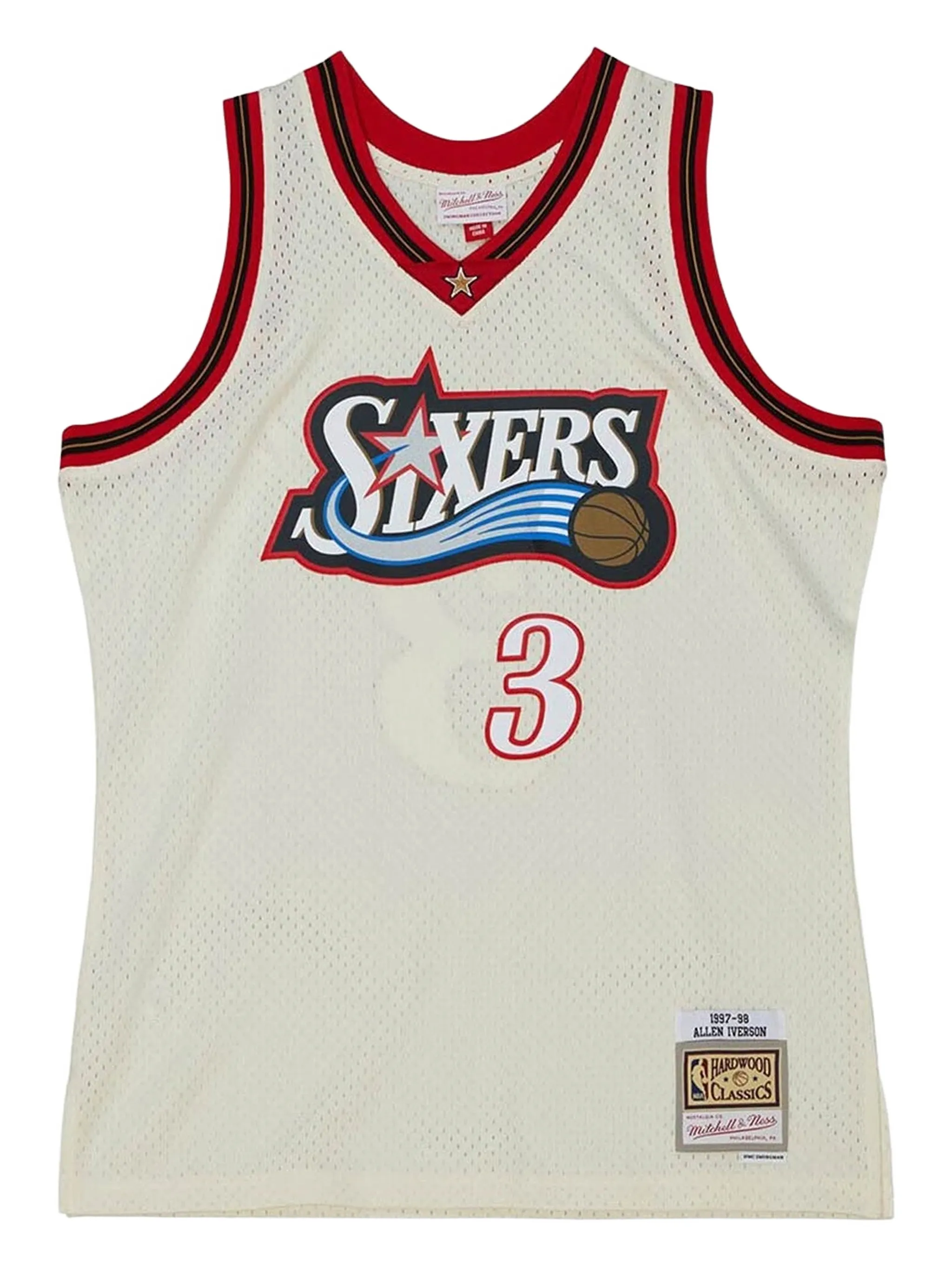 

Топ 76ers 1997 с логотипом Mitchell & Ness, белый