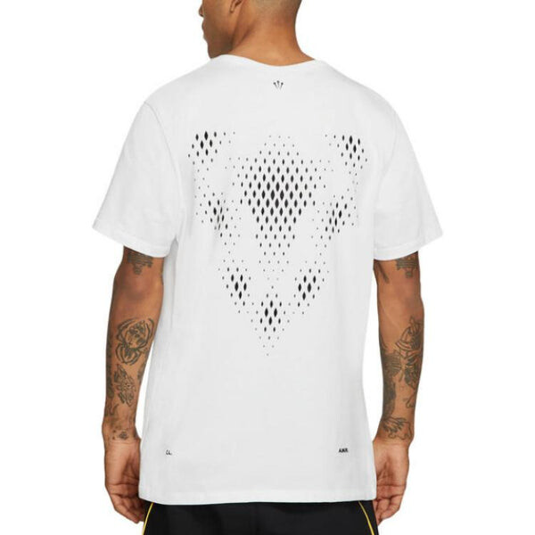 Футболка x nocta drake casual short sleeve t-shirt 'white' Nike, белый — фото 4