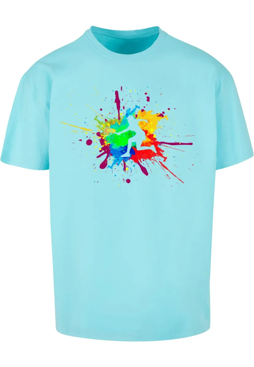 

Футболка Merchcode "Мужская футболка Merchcode Color Splash Player Heavy Oversized ", синий