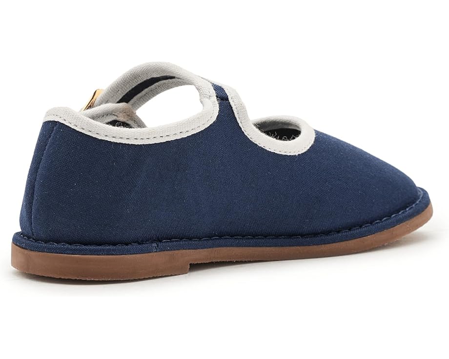 Балетки Janie and Jack Twill (для малышей/детей/подростков), Navy Blue — фото 3