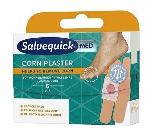

Набор перевязочных пластырей Salvequick Corn, 6 шт