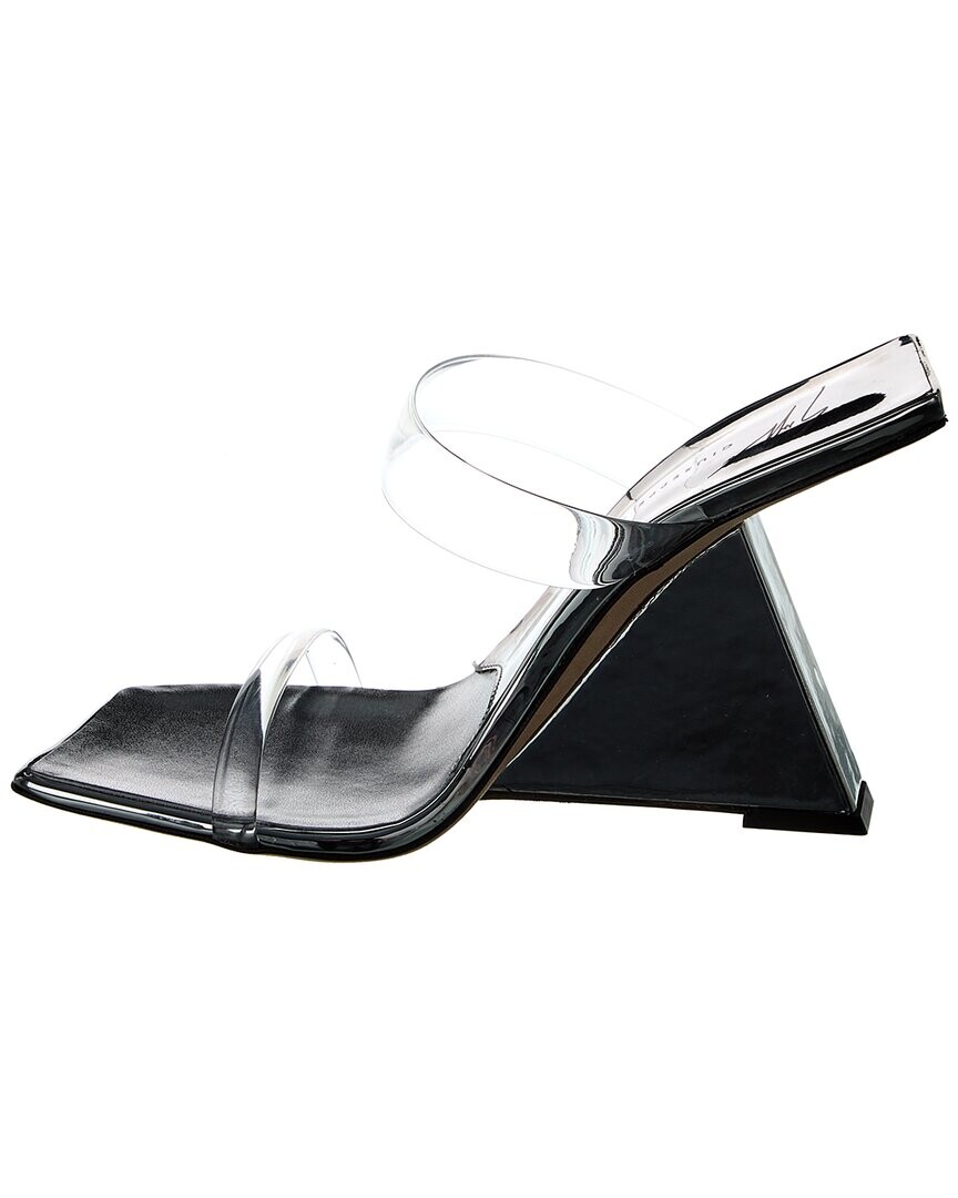 

Виниловые сандалии Giuseppe Zanotti Tutankamon 105, серебро
