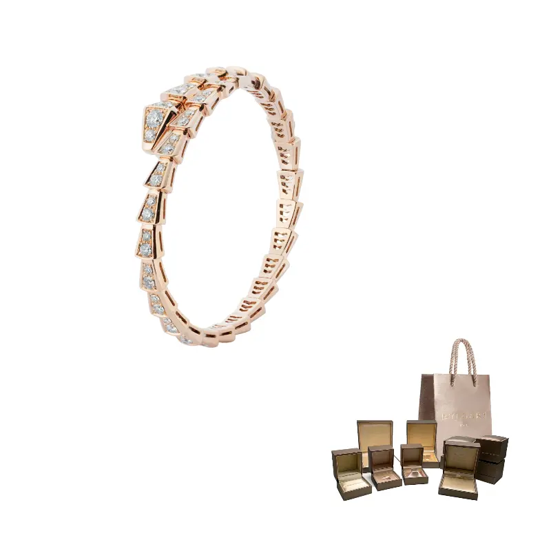 

Серьги из розового золота 585 пробы для женщин Serpenti Series BVLGARI, розовое золото