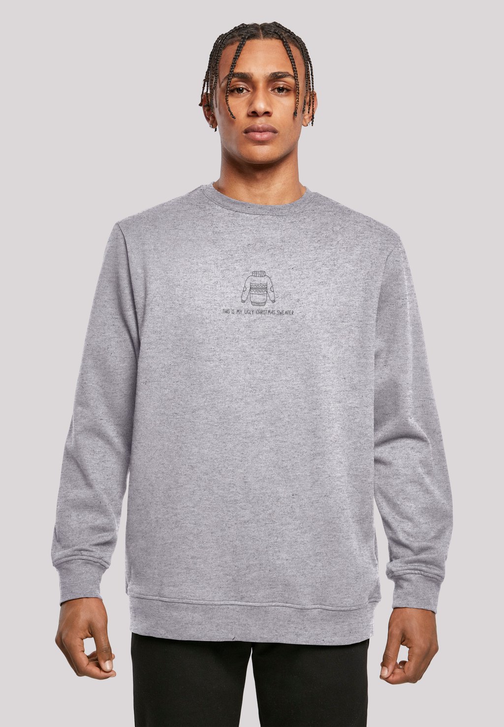 

Толстовка THIS IS MY UGLCHRISTMAS SWEATER WEIHNACHTEN F4NT4STIC, серый