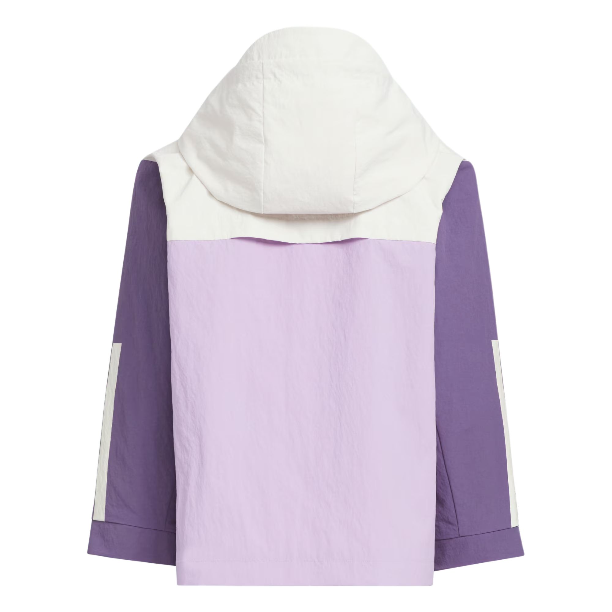 Куртка FW25 LITTLE WOVEN детская Adidas, белый/фиолетовый/темно-фиолетовый — фото 3