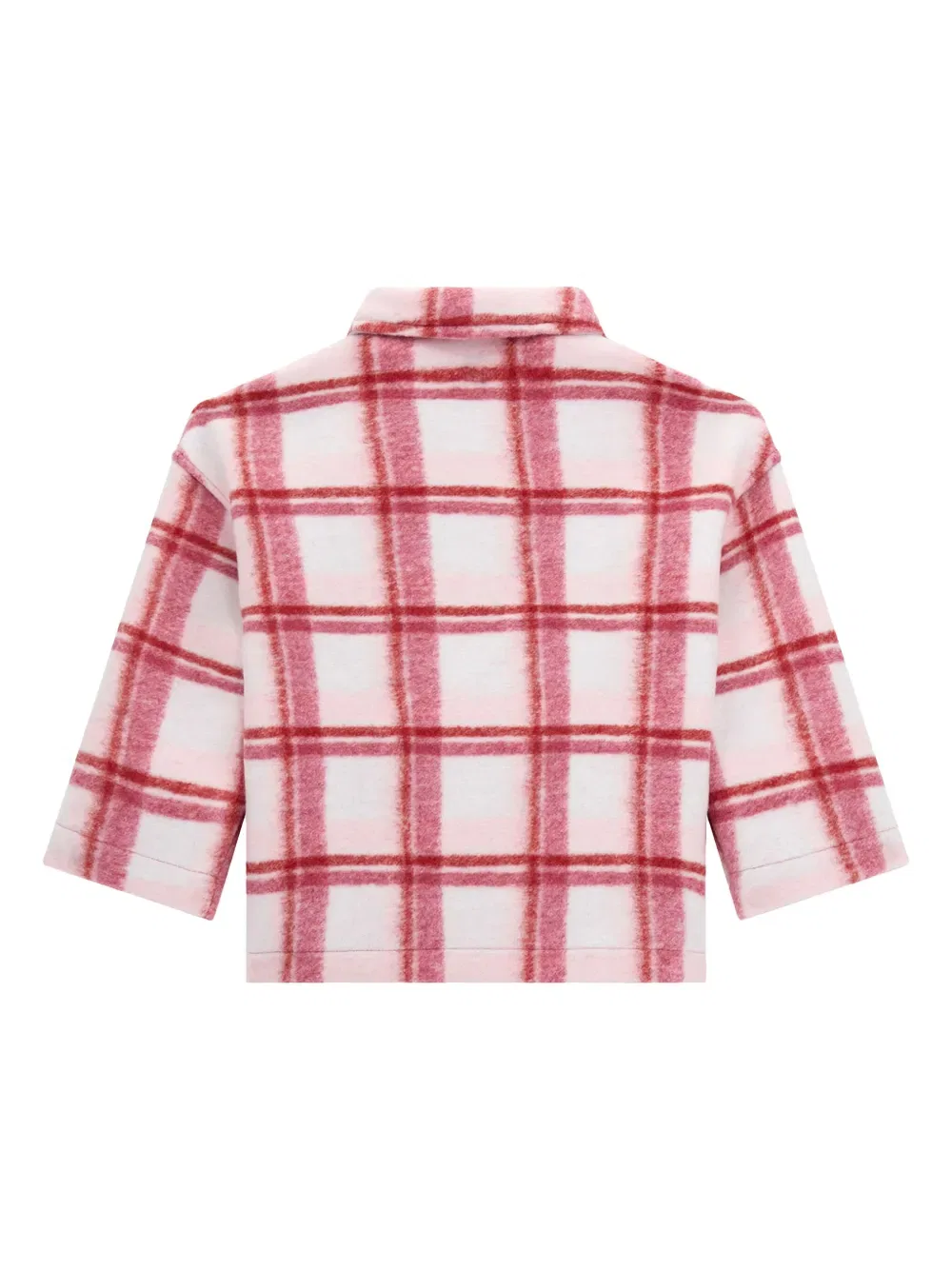 Куртка в клетку Guess Kids, розовый — фото 2