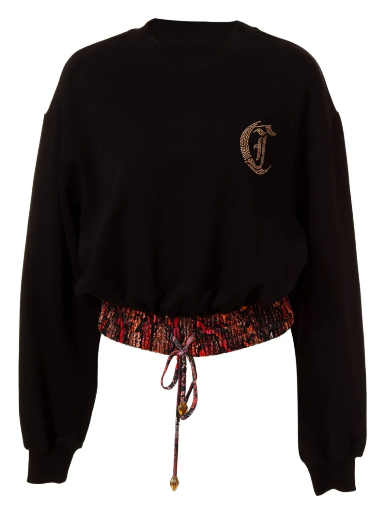 

Хлопковая толстовка Just Cavalli, черный