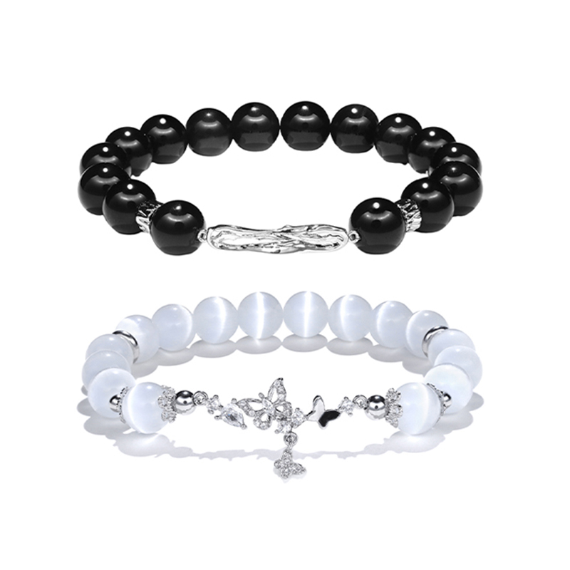 

Стеклянный браслет унисекс VIVIWELL, Couple + Exquisite Gift Box