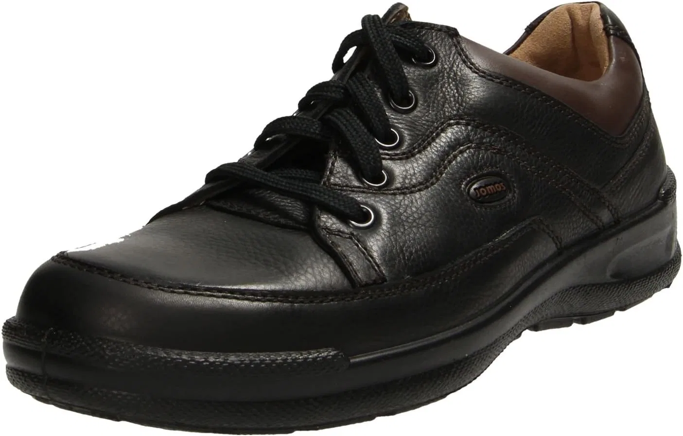 Мужские повседневные туфли на шнуровке Jomos Man-Life 419205 364 0020, Black Capucino 0020