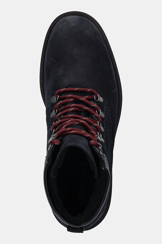 Ботинки HILFIGER WRM HOOK BOOT из нубука с заклепками Tommy Hilfiger, темно-синий — фото 4