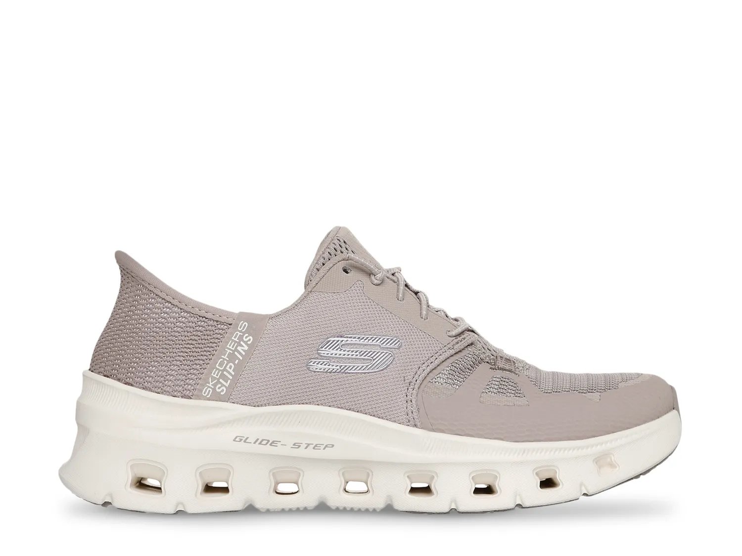 Кроссовки Skechers Hands Free Slip-ins Work Glide-Step Pro Edura Work Sneaker - Women's, серо-коричневый — фото 3