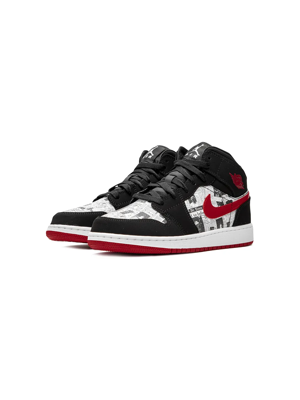 Высокие кроссовки Air Jordan 1 Jordan Kids, черный — фото 2