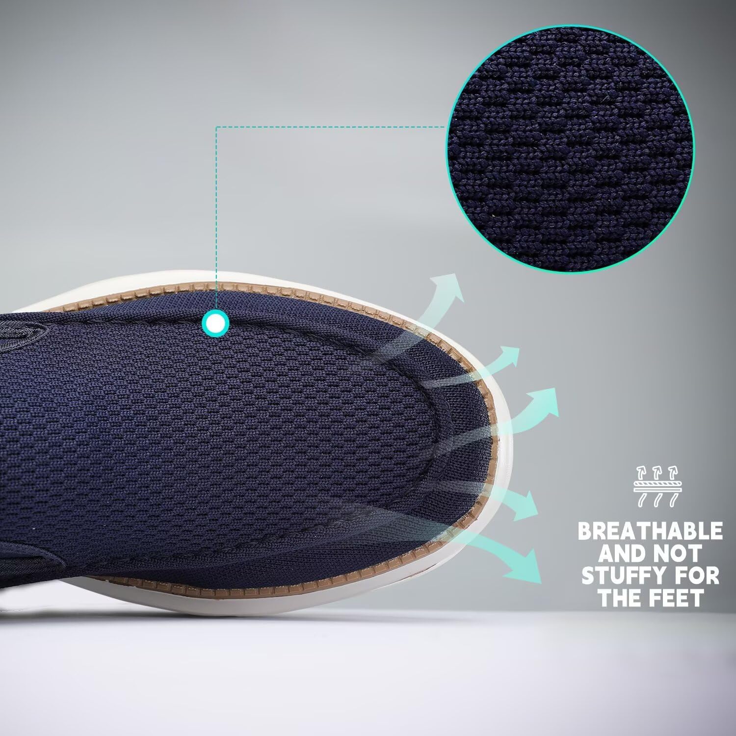 Повседневные лоферы Slip On Vooncosir, синий — фото 4