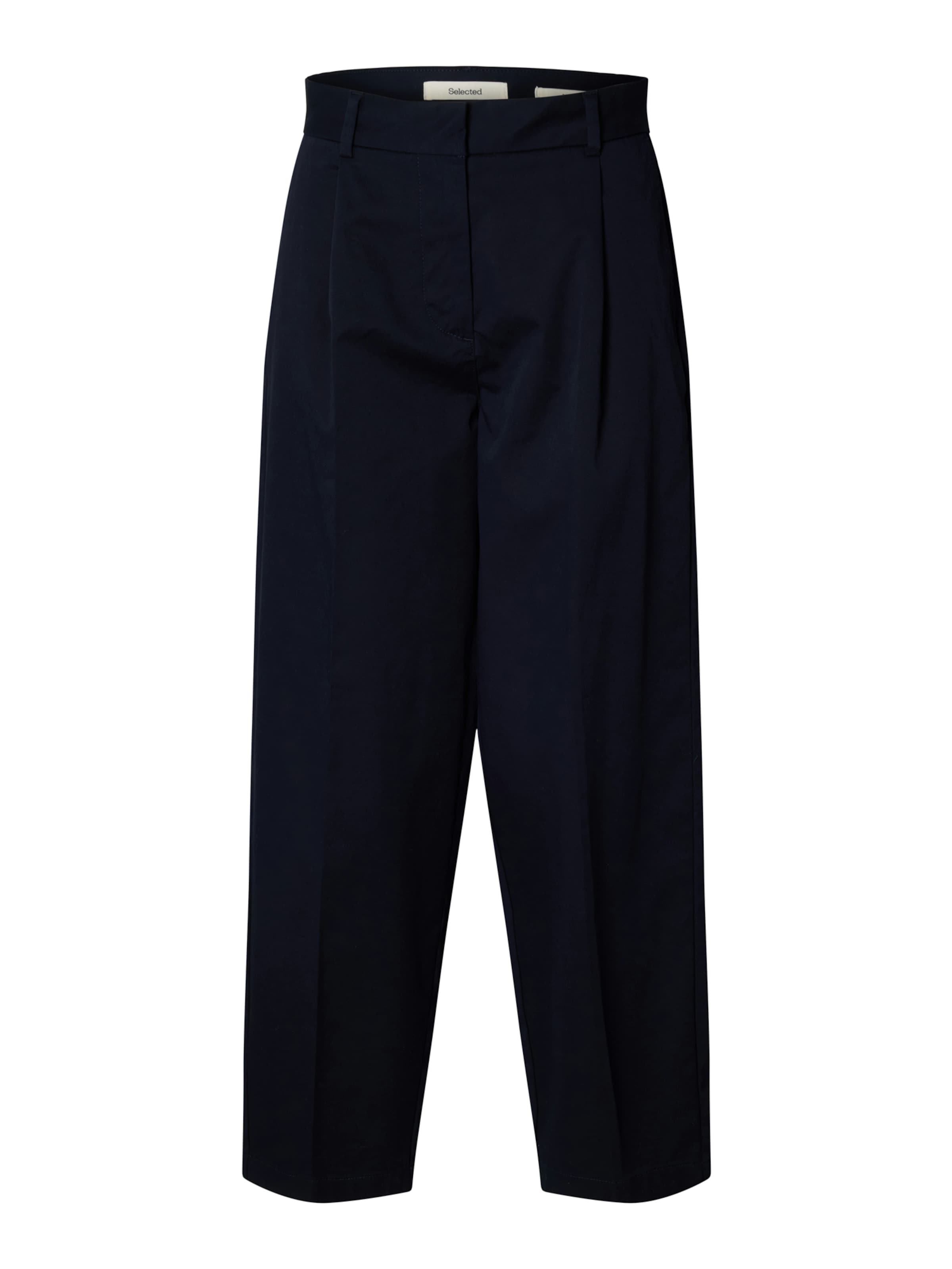 

SELECTED Брюки Regular Pleat-Front 'SLFBARREL MILLE' в цвете Marine Blue